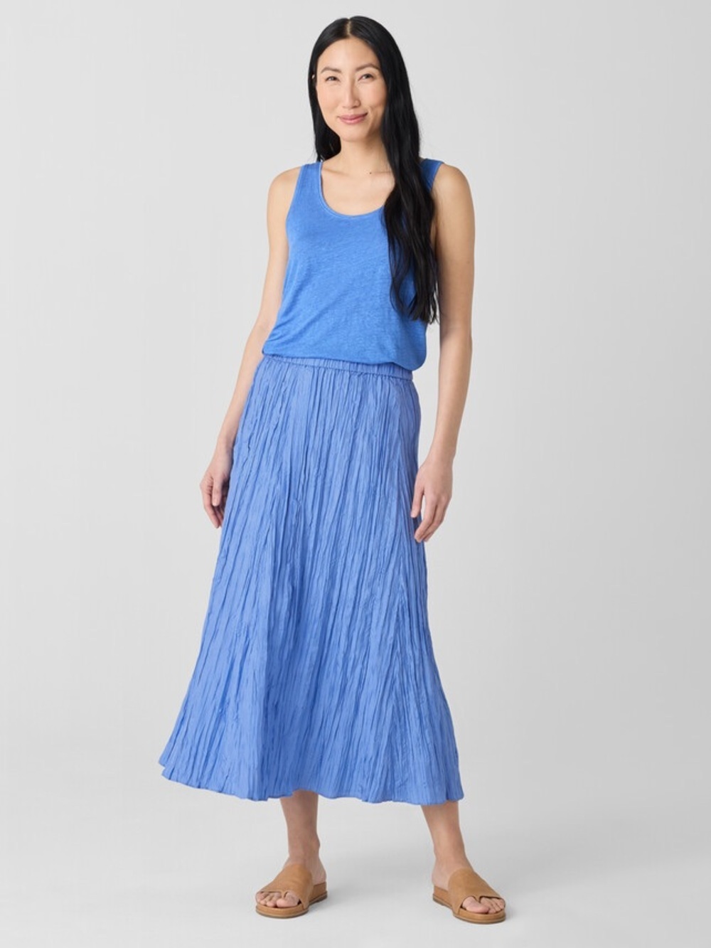 Eileen Fisher Crushed Silk Flared Skirt
In Ultramarine NEW
